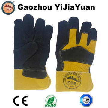 Full Palm Cow Split Leather Work Gloves